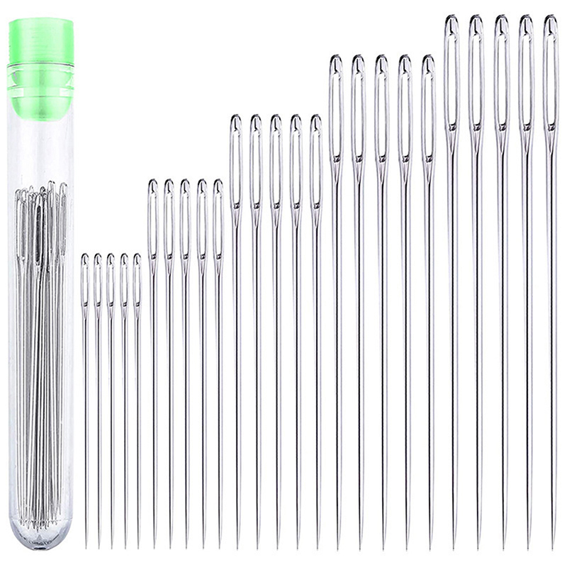25Pcs Large-Eye Hand-Sewing Ne - огляд і ціна Leatherwork Hand Sewing Needles