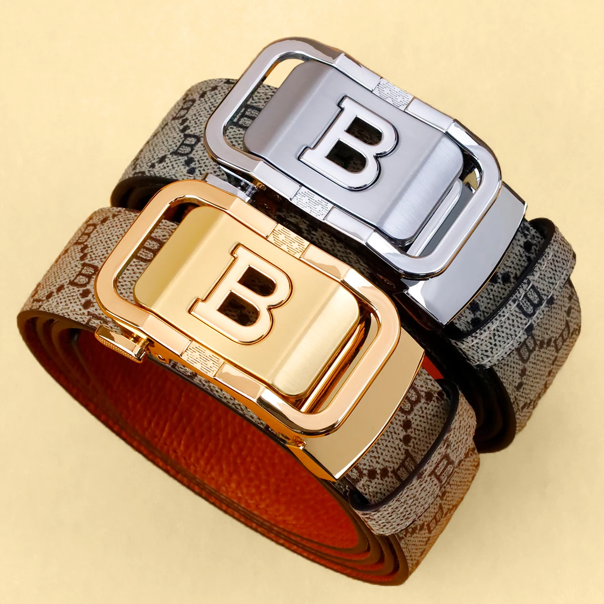 Men's Leather Belt with Automa - огляд і ціна Leather Works Belt