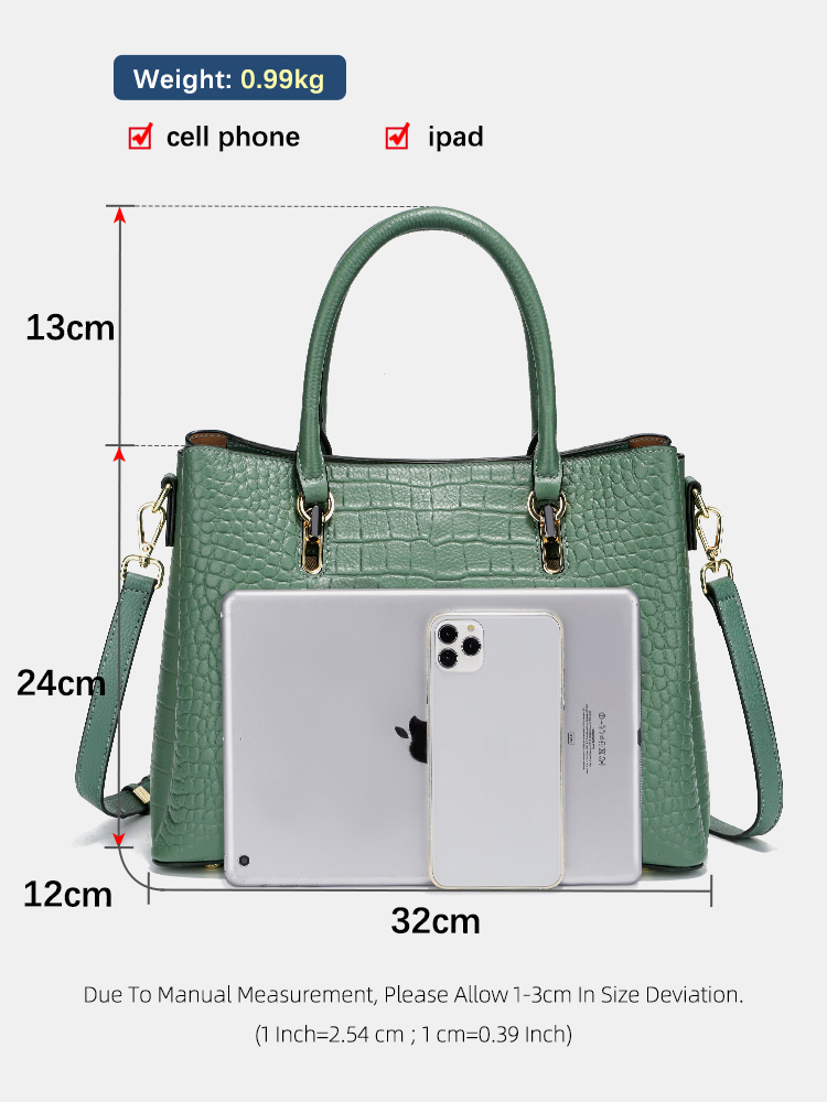 Zency Women's Genuine Leather  - огляд і ціна Leather Work Handbags For Women