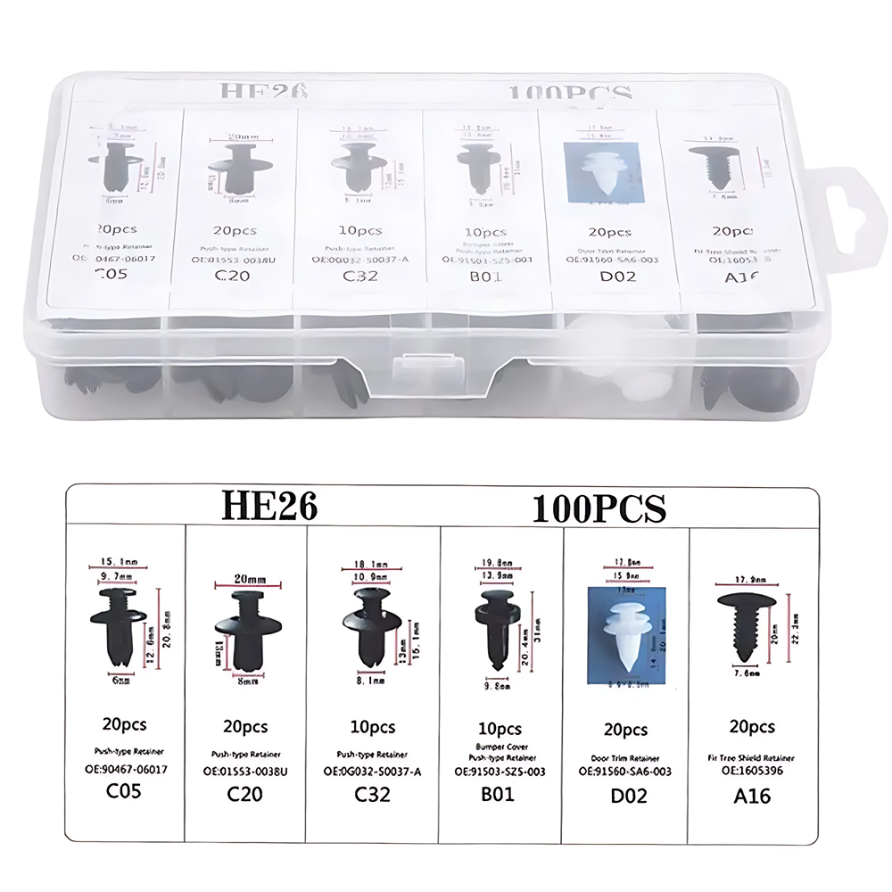 Car Plastic Retainer Clips Aut - огляд і ціна Rivet Setter Tool