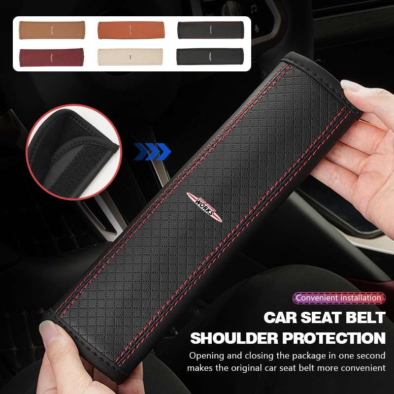 Leather Car Seat Belt Protecto - огляд і ціна Leather Works Belt
