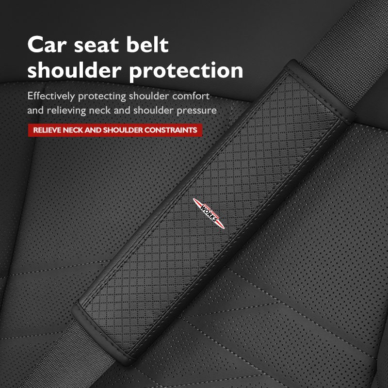 Leather Car Seat Belt Protecto - огляд і ціна Leather Works Belt