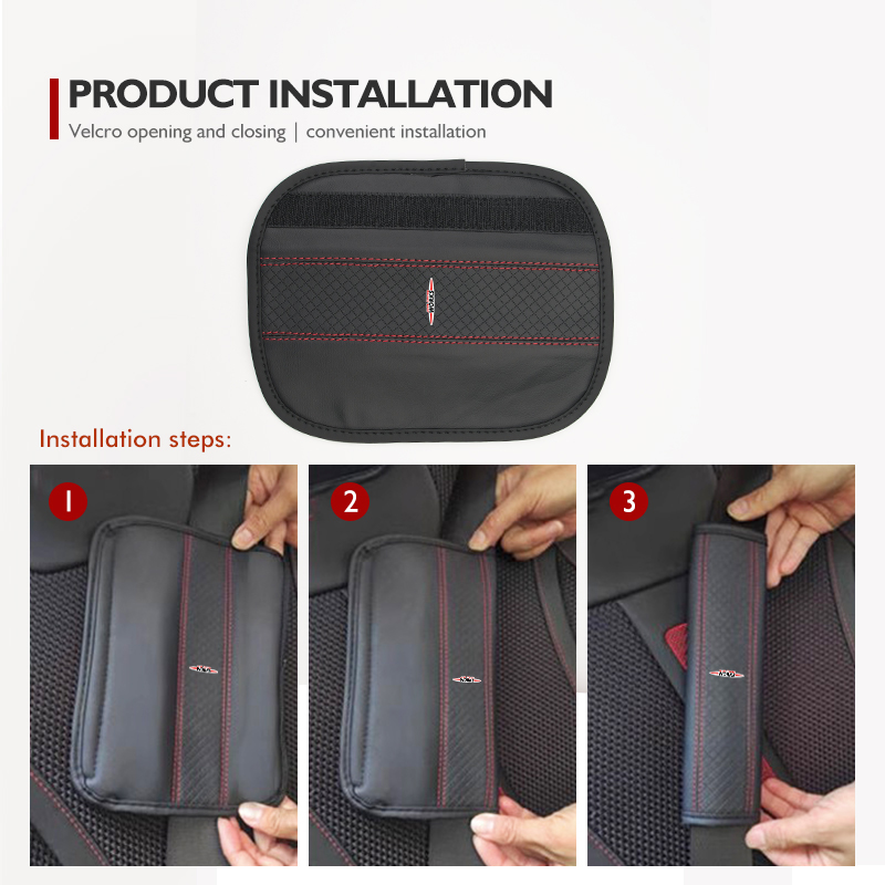 Leather Car Seat Belt Protecto - огляд і ціна Leather Works Belt