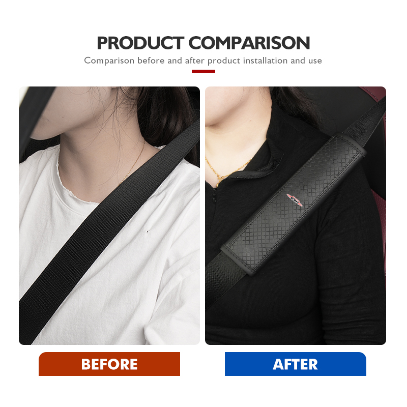 Leather Car Seat Belt Protecto - огляд і ціна Leather Works Belt