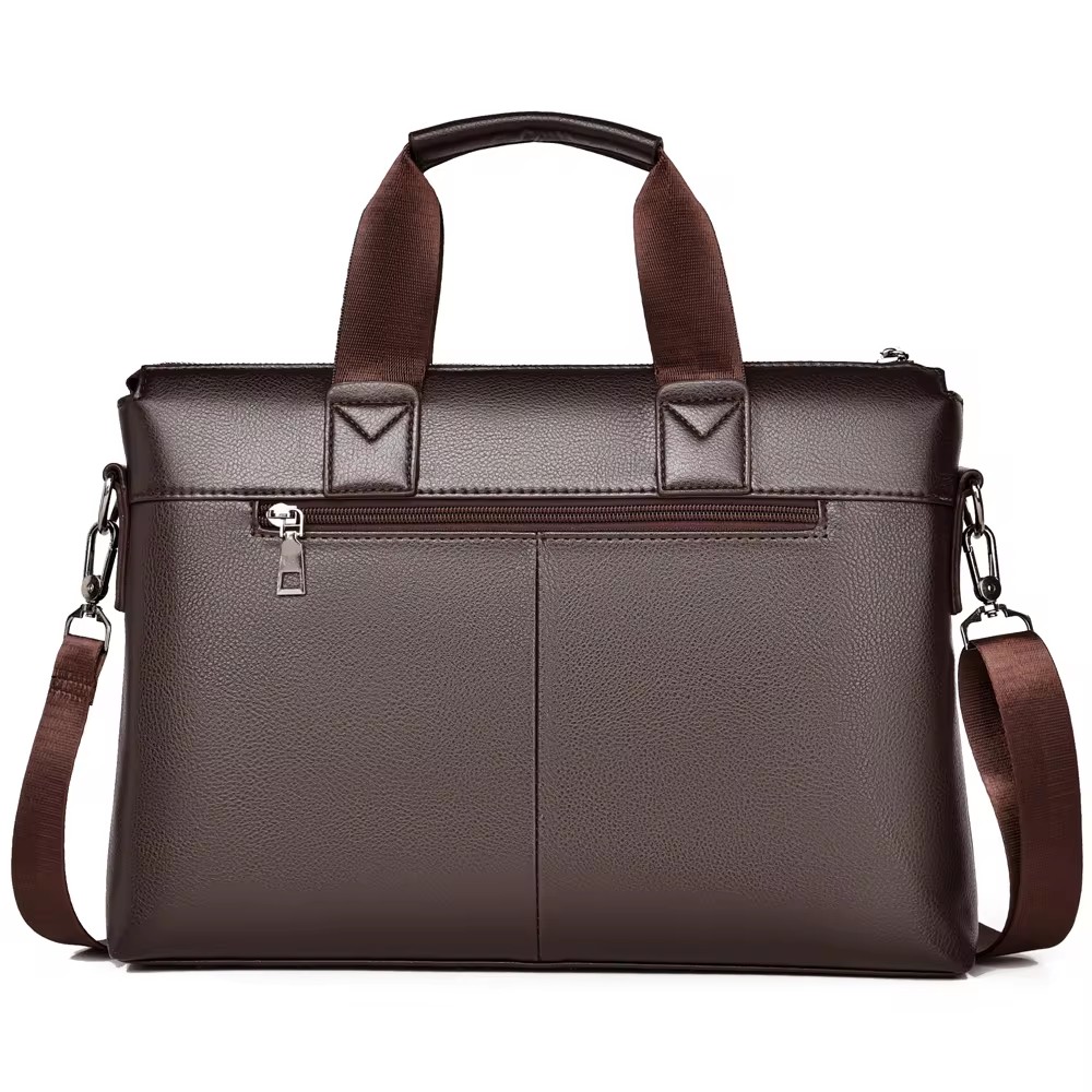 2026 New Men Briefcase High Qu - огляд і ціна Leather Work Bag Mens