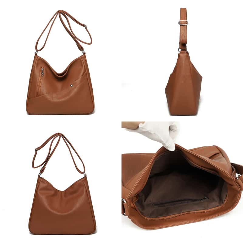 Women's PU Leather Crossbody B - огляд і ціна Leather Work Handbags For Women