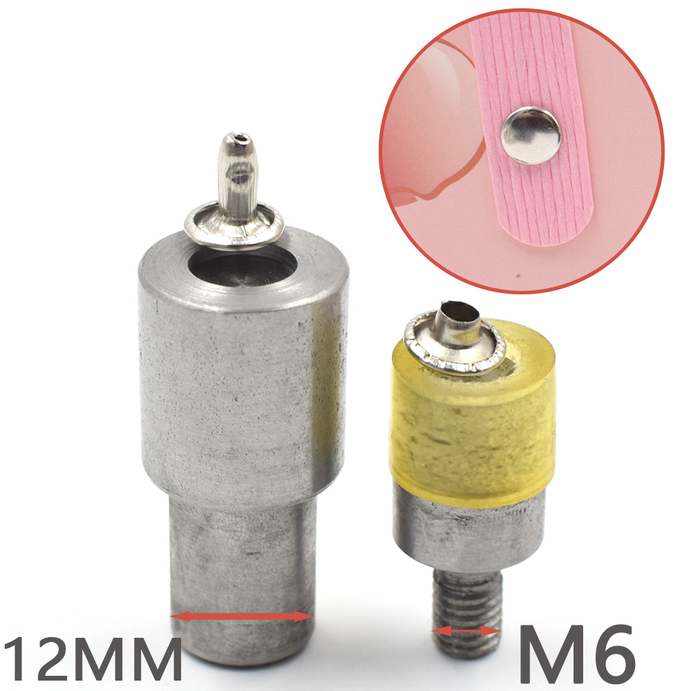 M6/12MM Double Cap Rivet Mold  - огляд і ціна Rivet Setter Tool