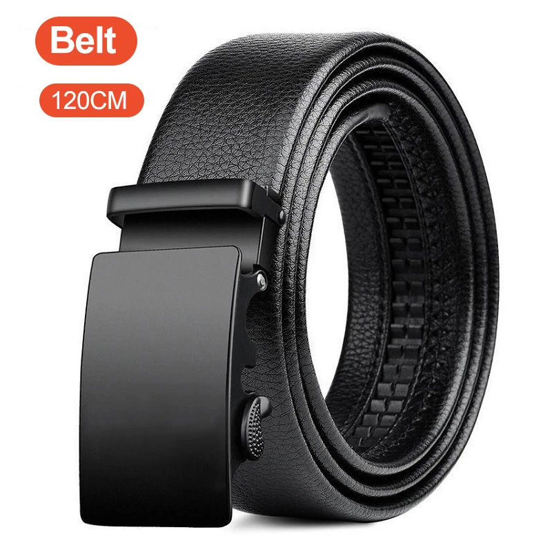 Business Men's Belt Metal Auto - огляд і ціна Leather Works Belt