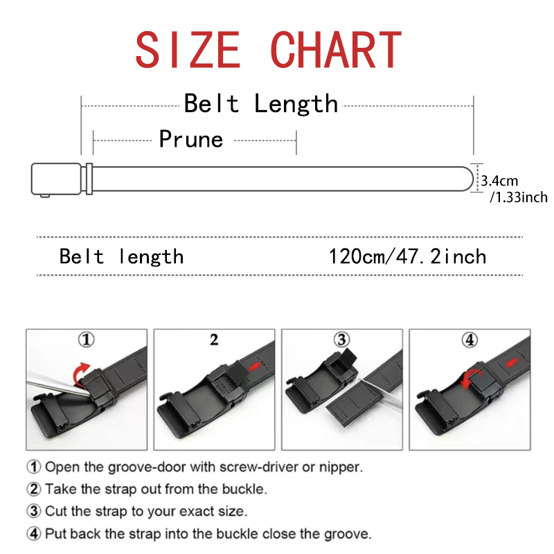 Business Men's Belt Metal Auto - огляд і ціна Leather Works Belt