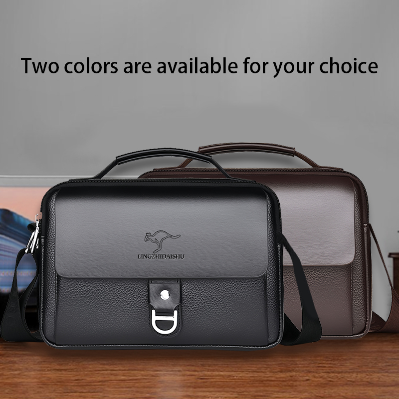 Durable Wear-resistant Two-ton - огляд і ціна Leather Work Bag Mens