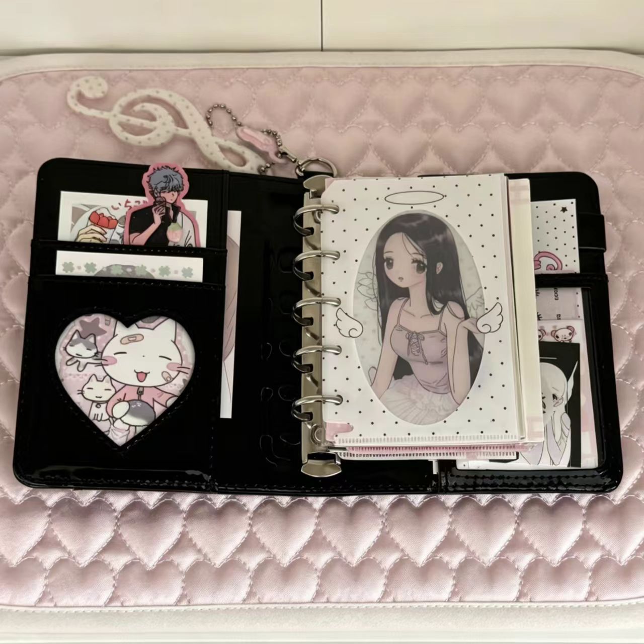 Korean Style Polka Dot Heart M - огляд і ціна Leather Work Diary