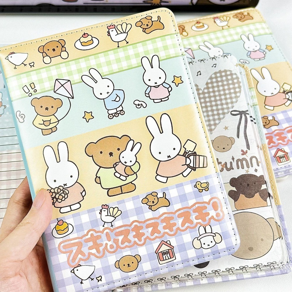 Miffy Rabbit Collage Notebook  - огляд і ціна Leather Work Diary