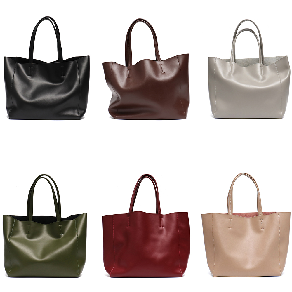 Minimalist Big Tote Bag Women  - огляд і ціна Leather Work Handbags For Women