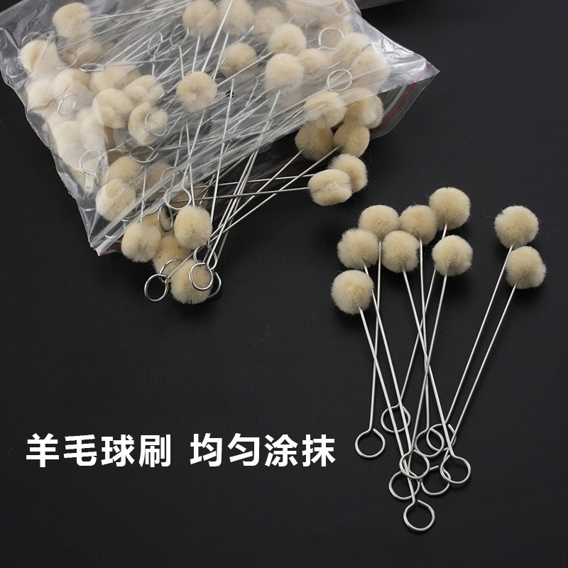 100pcsWool Ball, Dyed, Greased - огляд і ціна Contact Cement Leather