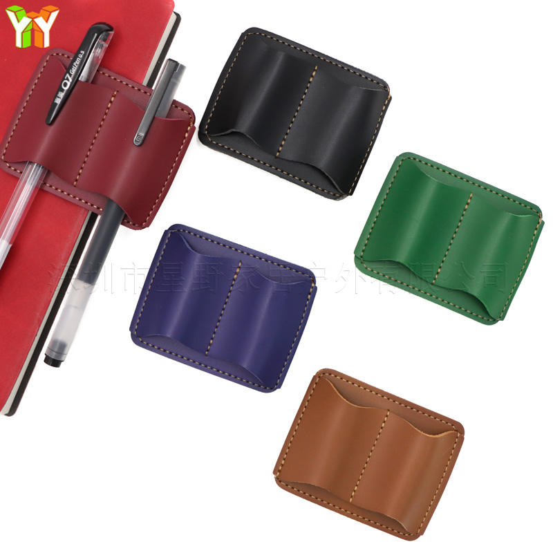 Portable PU Leather Pen Holder - огляд і ціна Leather Work Diary