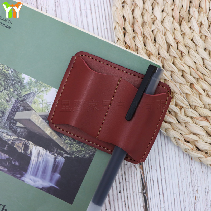 Portable PU Leather Pen Holder - огляд і ціна Leather Work Diary