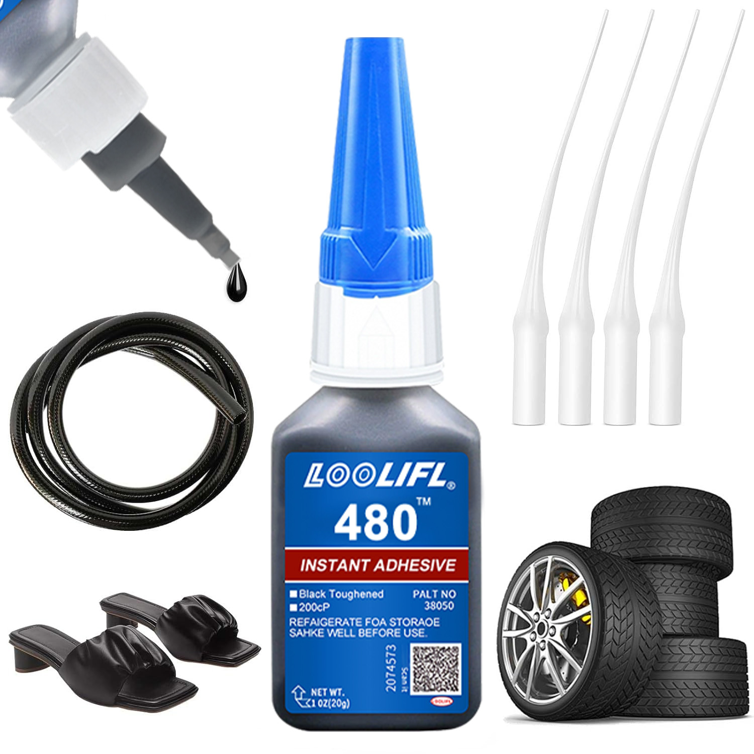 480 Black Strong Quick-Drying  - огляд і ціна Contact Cement Leather