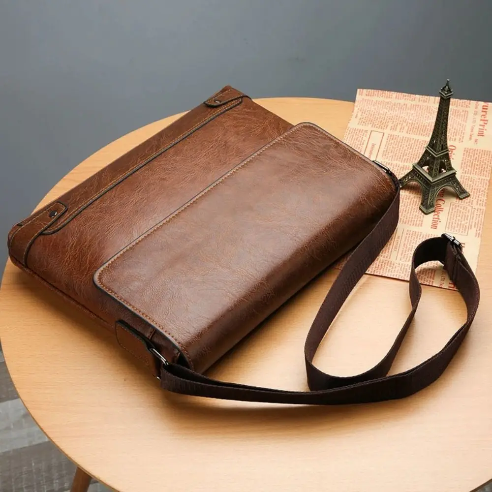 Briefcase For Men PU Leather T - огляд і ціна Leather Work Bag Mens