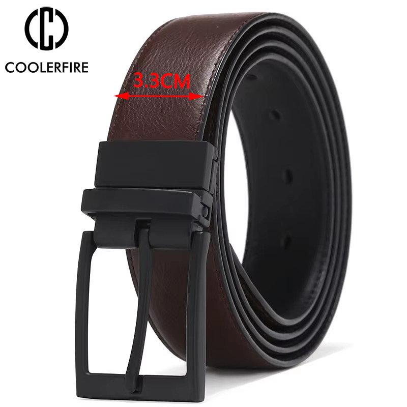 Men Belt Business Dress Belts  - огляд і ціна Leather Works Belt