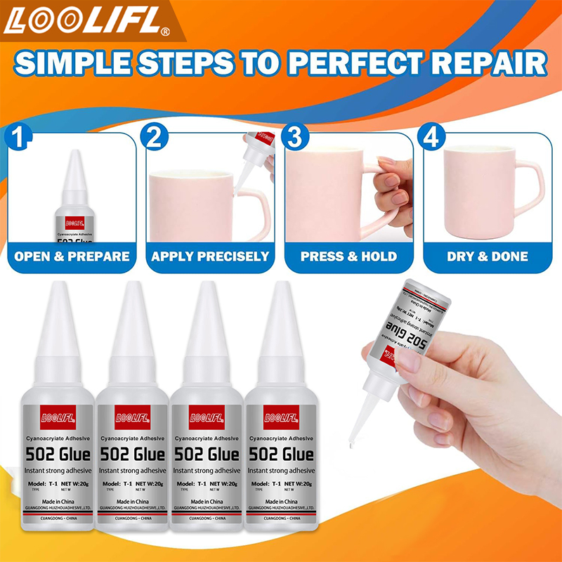 1-3pcs,20ml,502 super glue, qu - огляд і ціна Contact Cement Leather