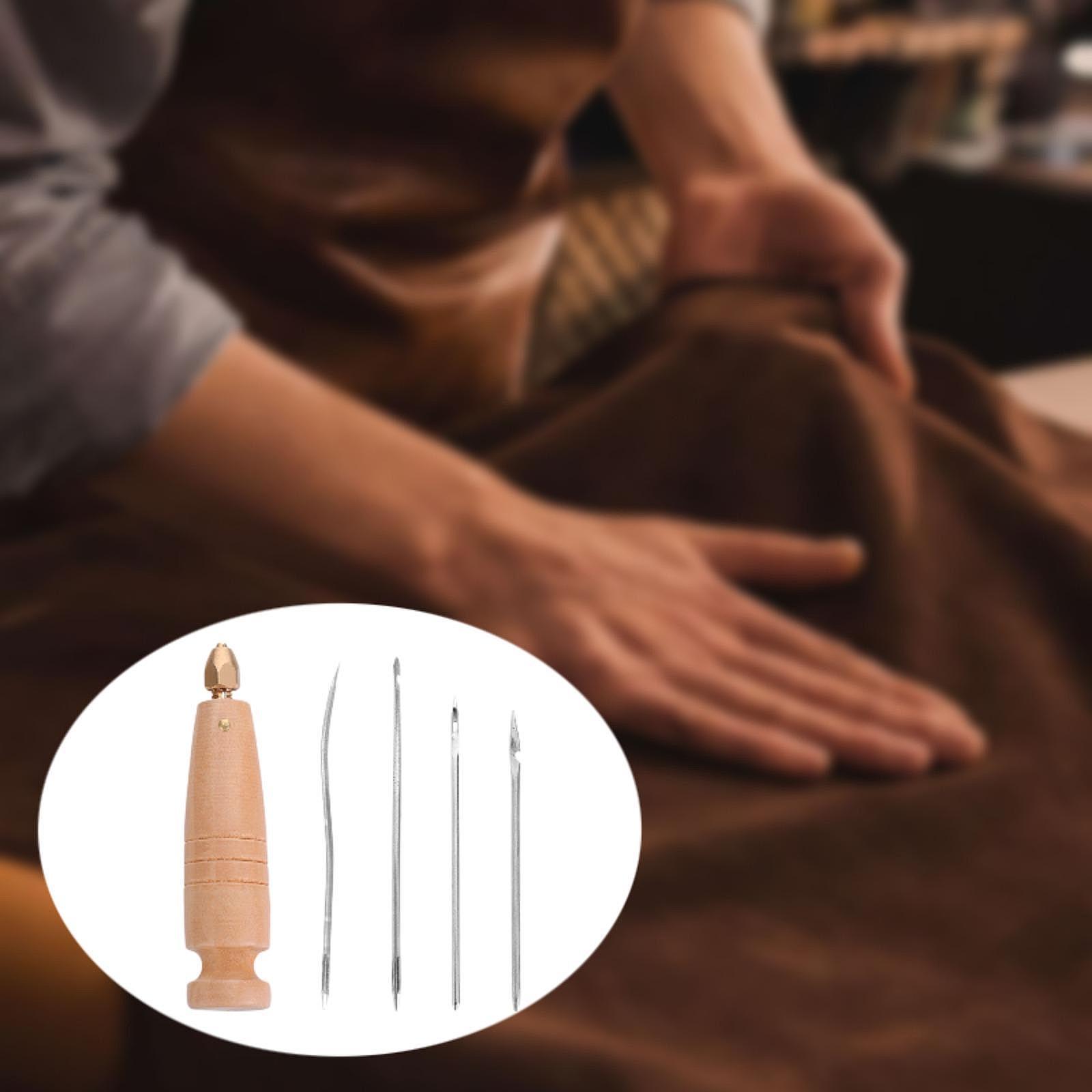 Canvas Leather Sewing Awl Hand - огляд і ціна Leatherwork Hand Sewing Needles