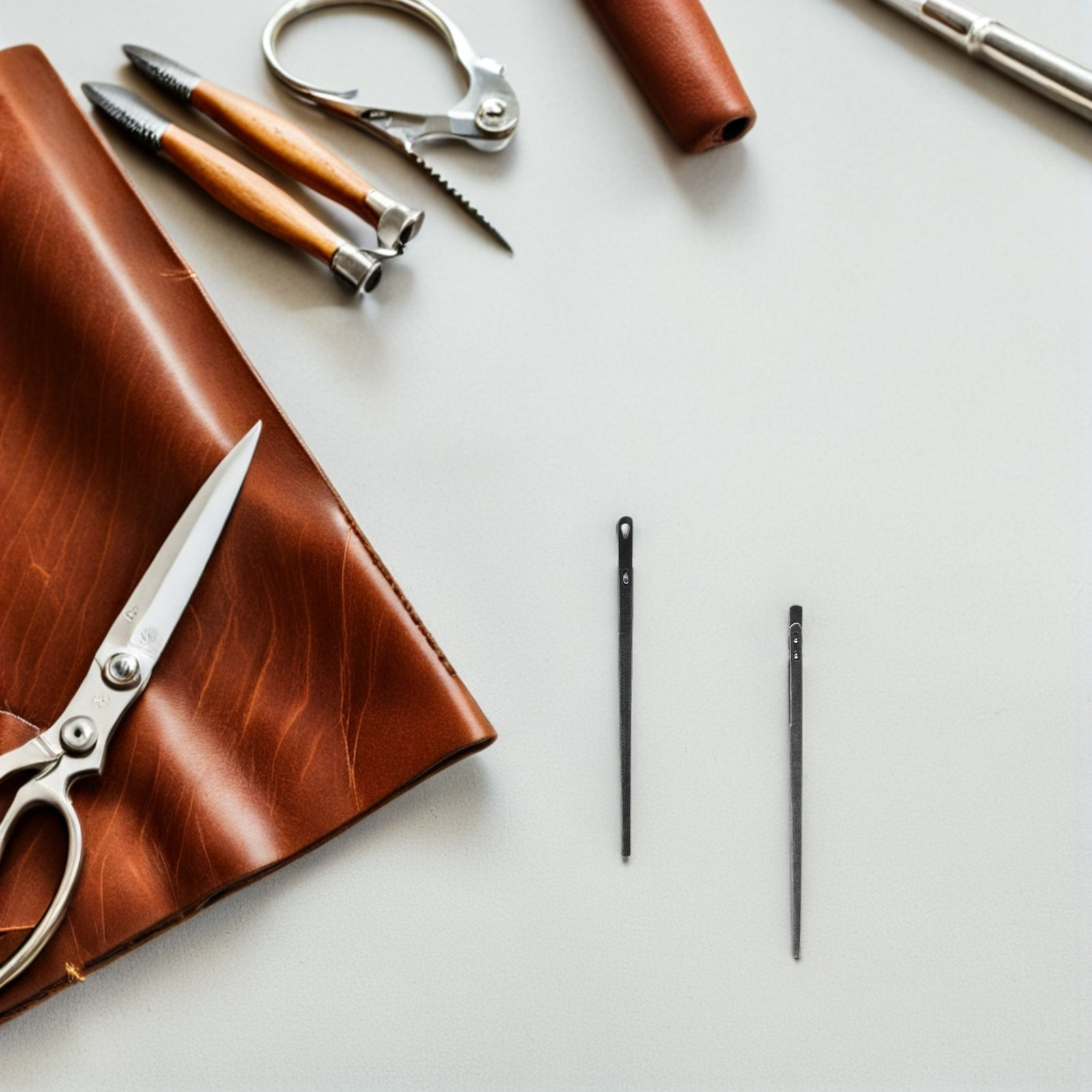 8Pcs Steel Leatherworking Need - огляд і ціна Leatherwork Hand Sewing Needles