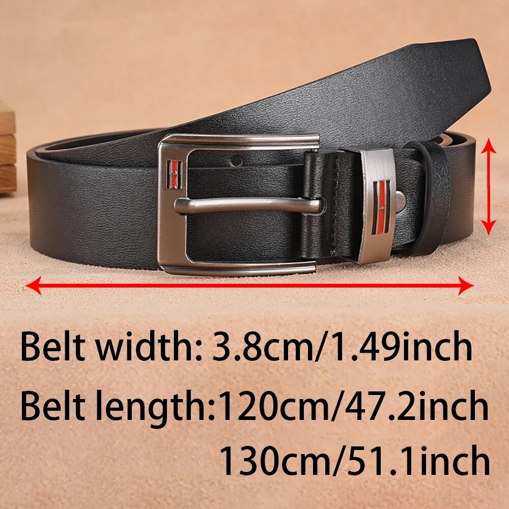 Fashion Casual Luxury Men's Me - огляд і ціна Leather Works Belt