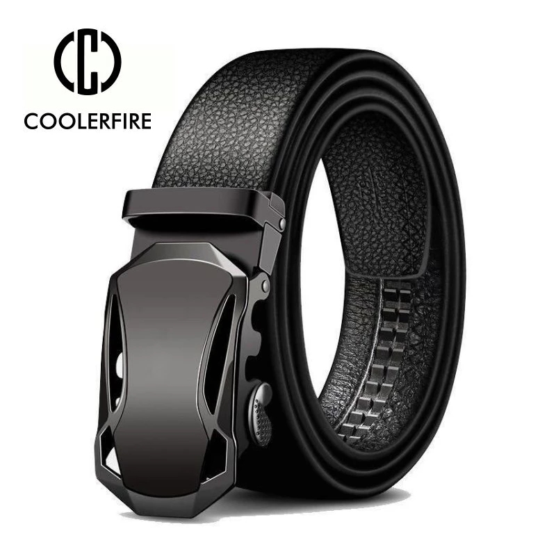 Men Belts Metal Automatic Buck - огляд і ціна Leather Works Belt
