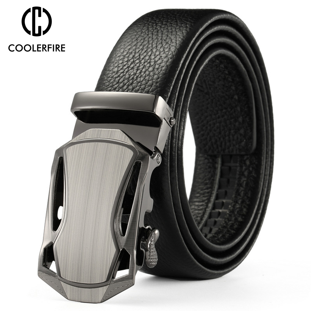 Men Belts Metal Automatic Buck - огляд і ціна Leather Works Belt