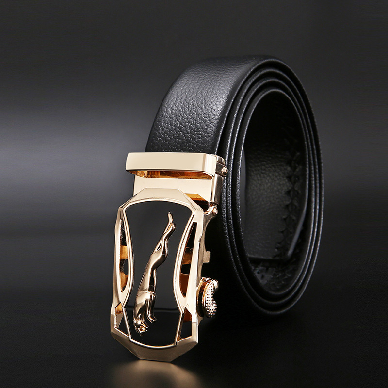 Men Belts Metal Automatic Buck - огляд і ціна Leather Works Belt