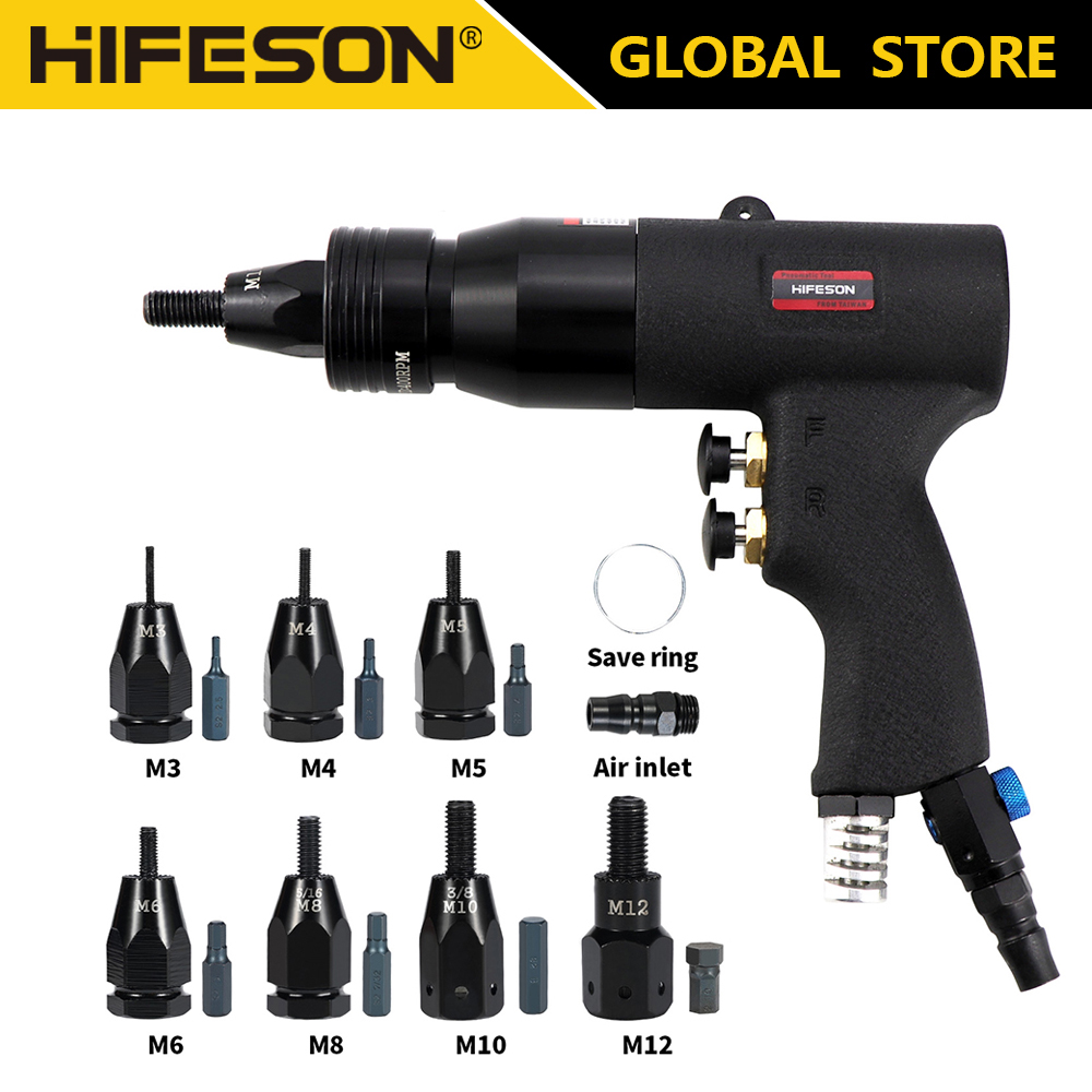 HIFESON Self-Lock Pneumatic Ri - огляд і ціна Rivet Setter Tool