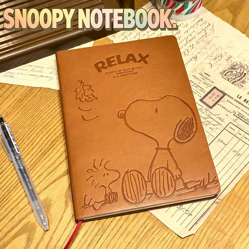Vintage Snoopy A5 Leather Note - огляд і ціна Leather Work Diary