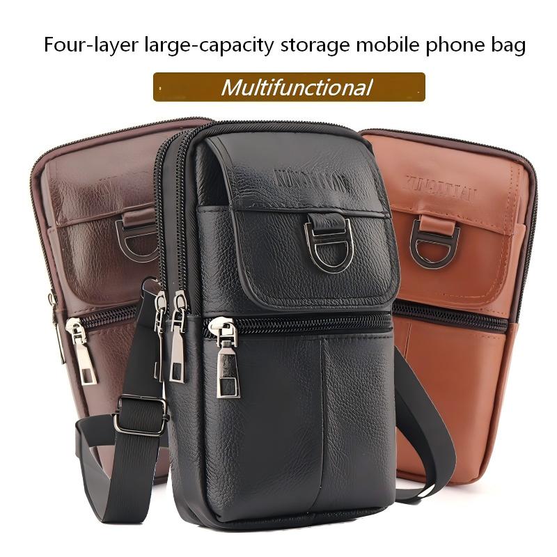 Men's Leather Waist Bag - Larg - огляд і ціна Leather Works Belt