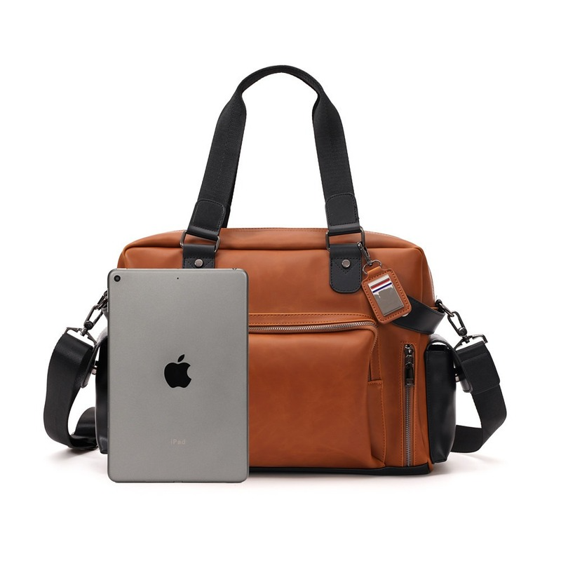 Trendy Men's Shoulder Bag Retr - огляд і ціна Leather Work Bag Mens
